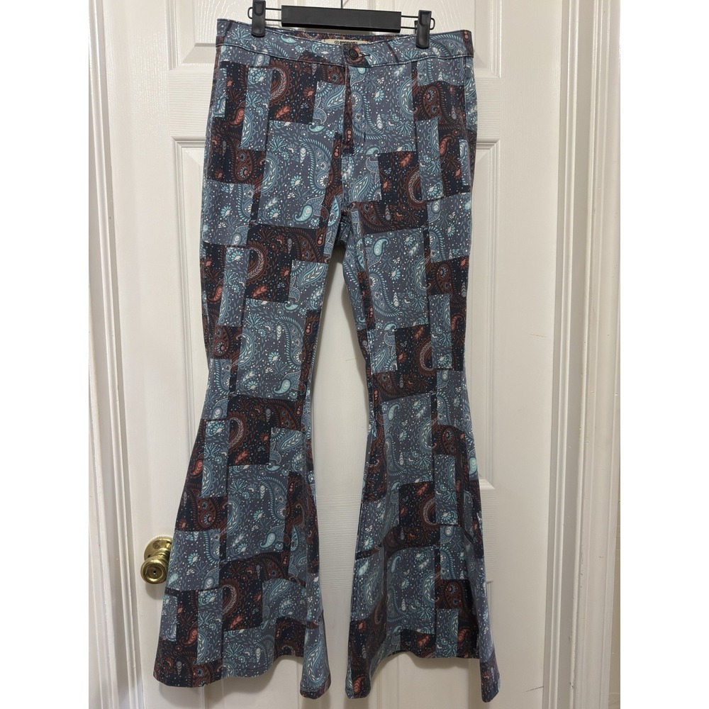 Rock & Roll Denim Bargain Bell 29x32 70's Retro Hippie Bell Bottom Jeans EUC